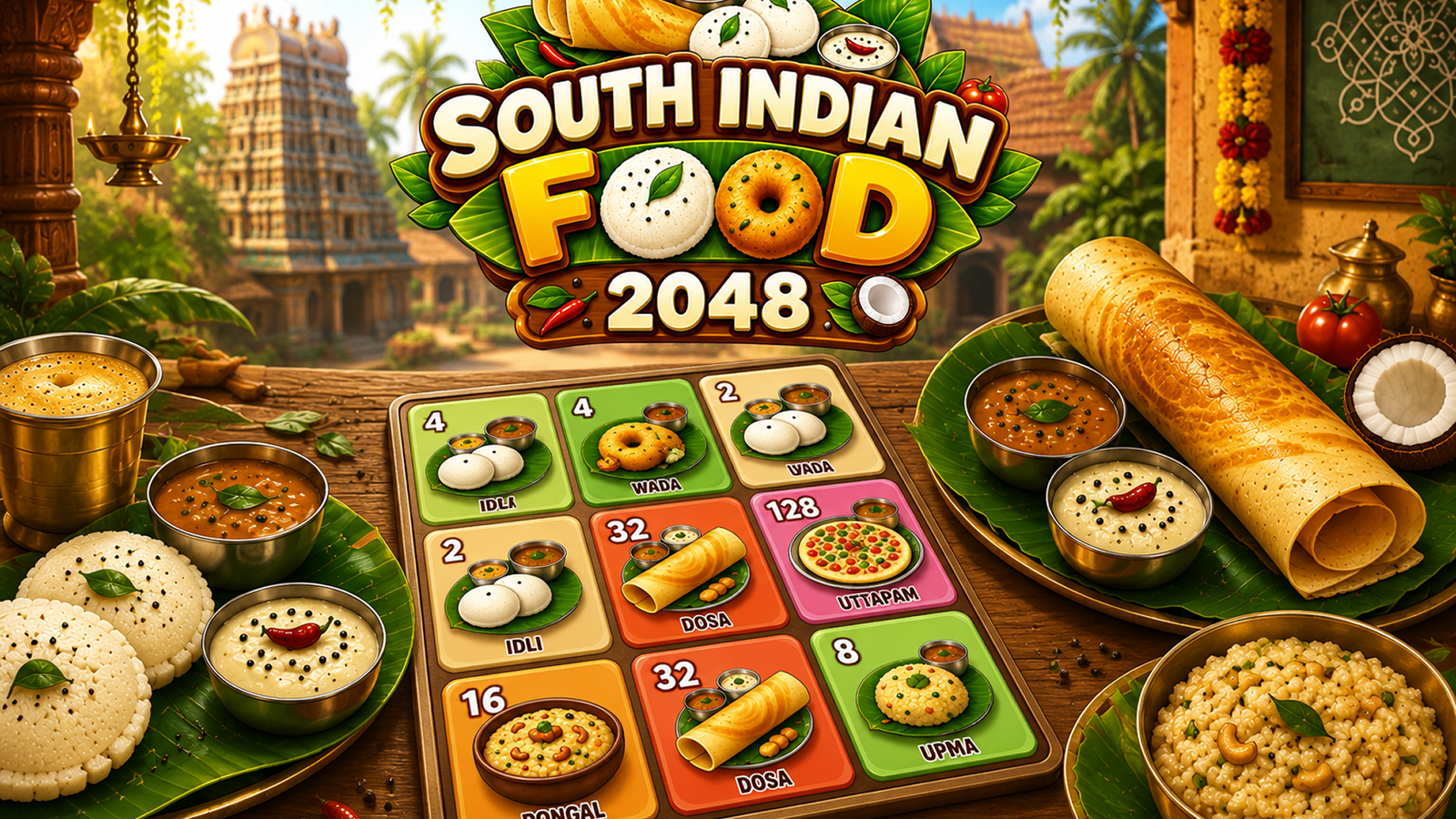 South Indian Food 2048